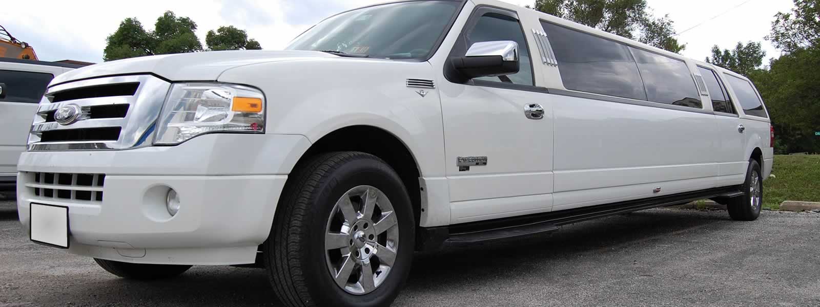 Ford Expedition Stretch Limo Hire - 8 passenger model