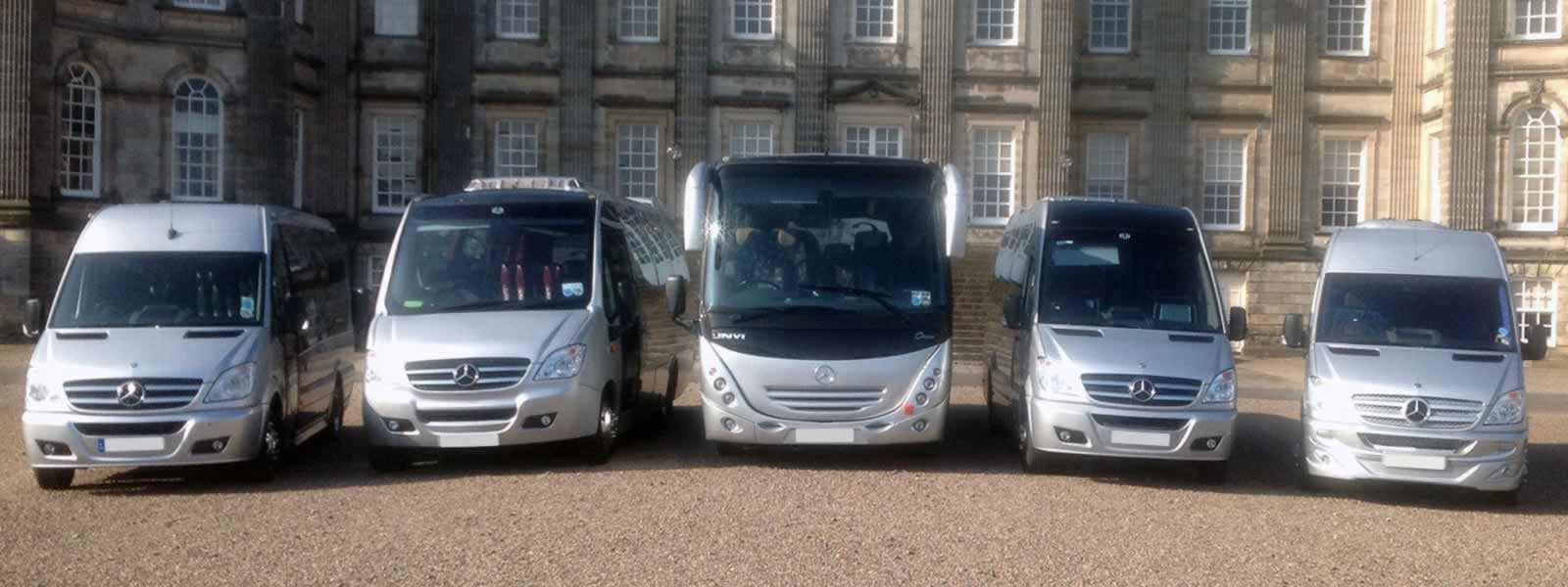coach & minibus here vehicle lineup