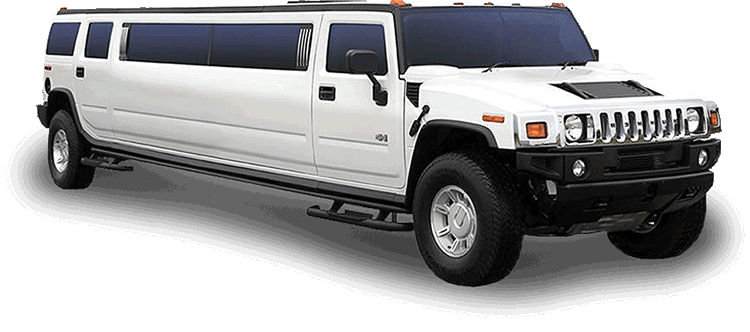 White Hummer H2 Stretch Limo